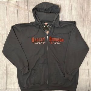 Harley Davison. Large. Grey.